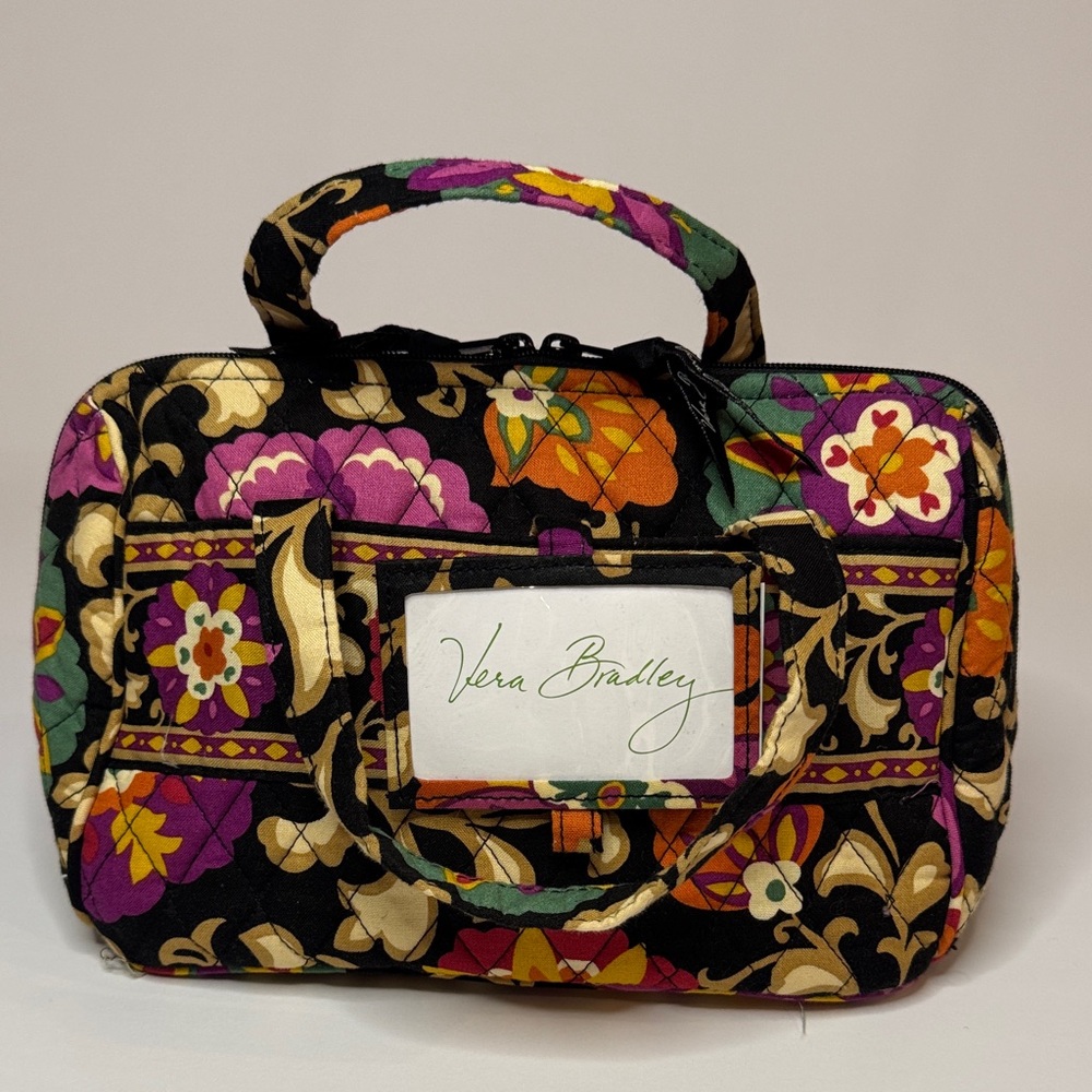 Vera Bradley Suzani Make-up Tote Bag w/ ID Pocket - Picture 2 of 8